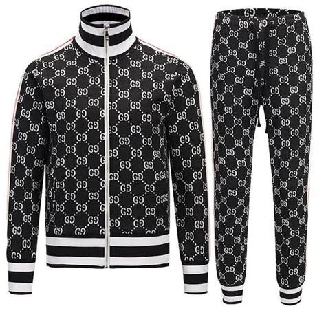 gucci sweatpants mens|black gucci tracksuit men's.